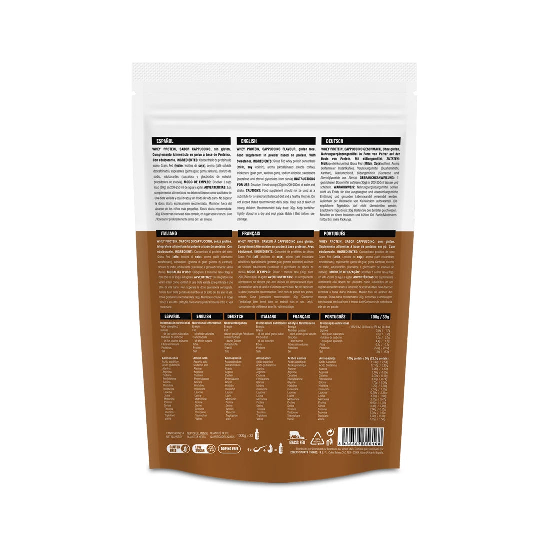 WHEY PROTEIN - Batido de Proteínas Grass Fed - 1000g