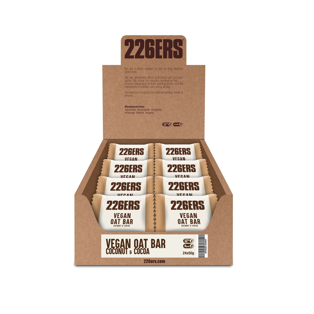 VEGAN OAT BAR - Barrita Energética Vegana de Avena - 50g
